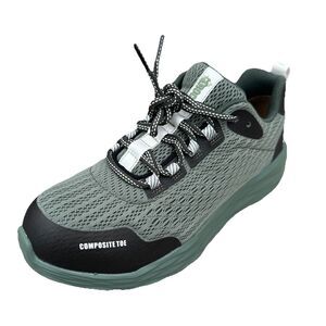 Composite Toe Women's Shoe - Green and Black